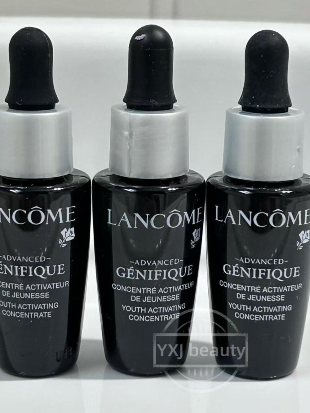 New 3x Lancome Advanced Génifique Radiance Boosting Face Serum 0.27oz/8 ml/Each